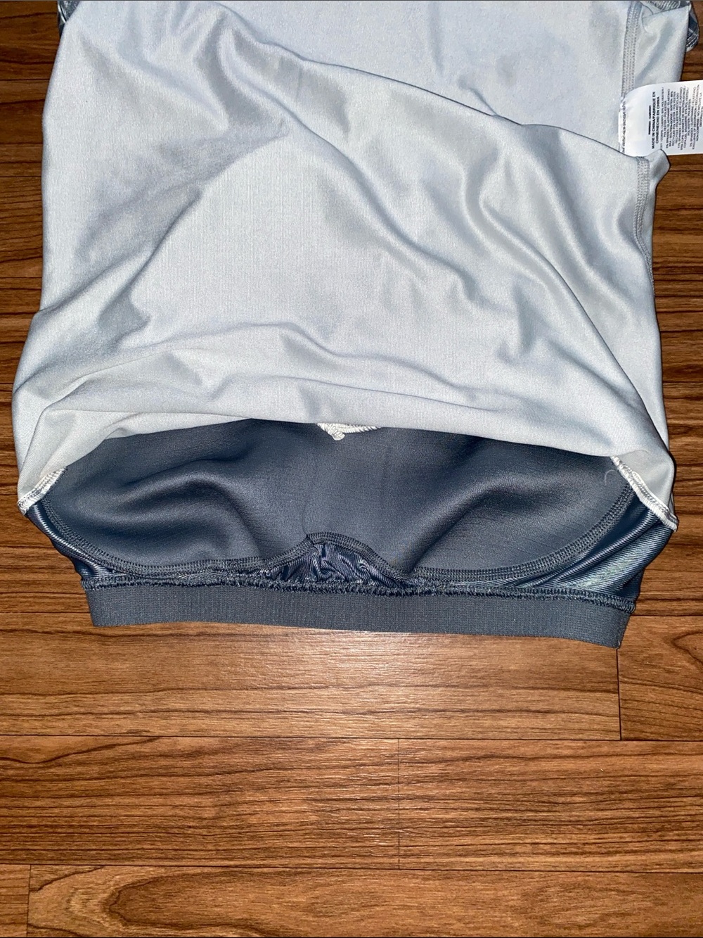Nike Women’s Gray Patterned Racerback Tank - Picture 4 of 5